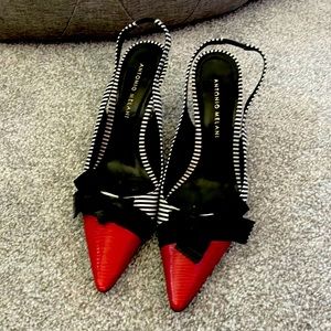 Antonio Melani sling back heels